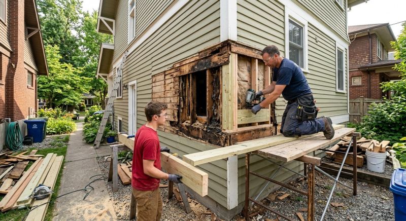 Dry Rot Remediation in Wilmington, NC