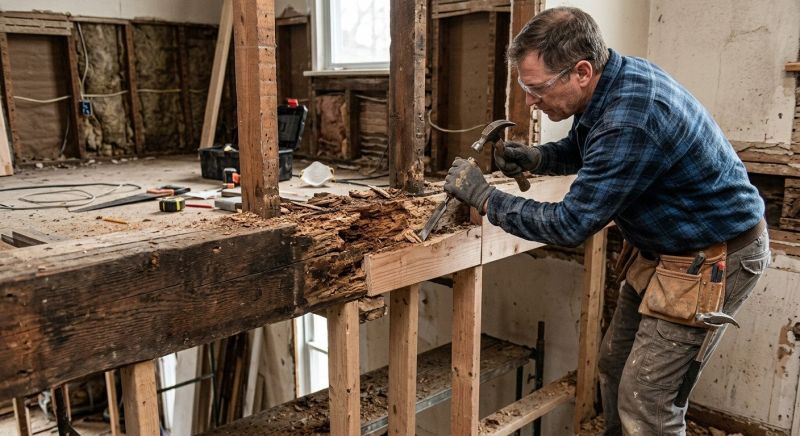 Rotten Wood Repair in Conroe, TX