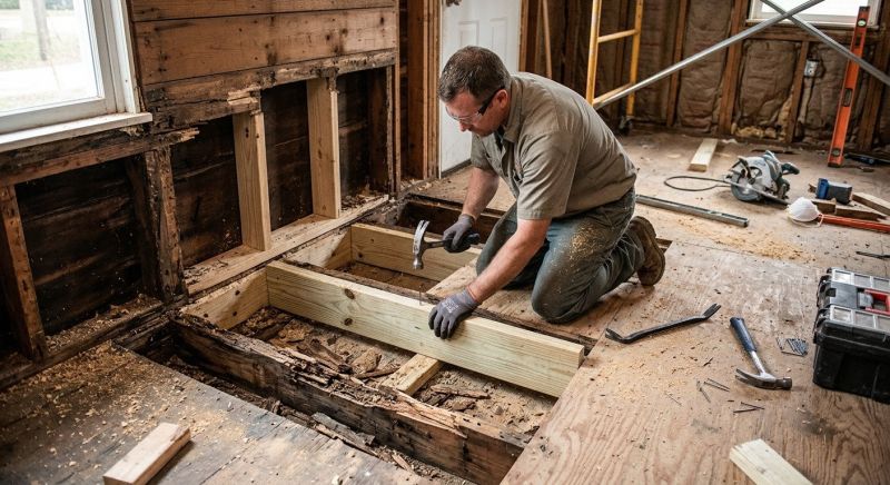 Termite Damage Restoration in Overland Park, KS