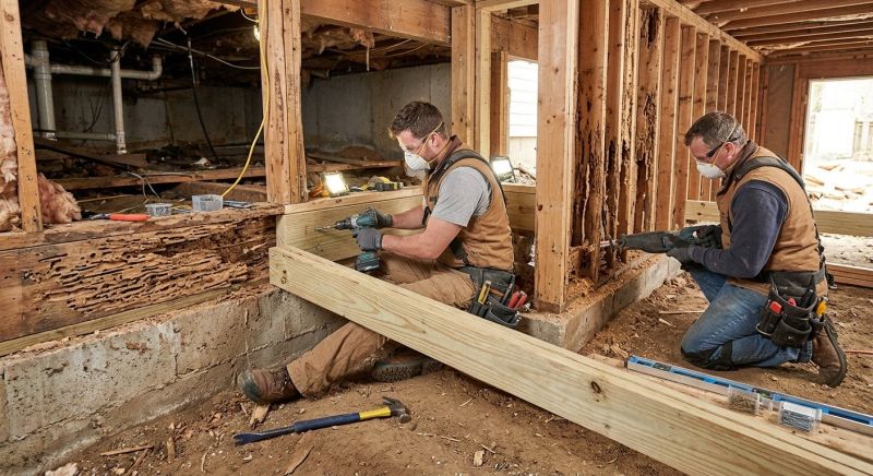 Termite Damage Restoration in Denver County, CO