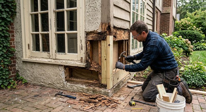 Wood Rot Removal in Kansas City, KS